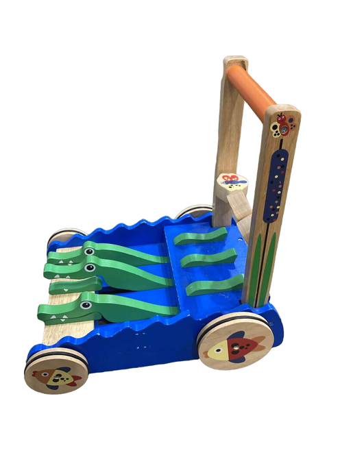 used Melissa & Doug Chomp and Clack Alligator Push Toy