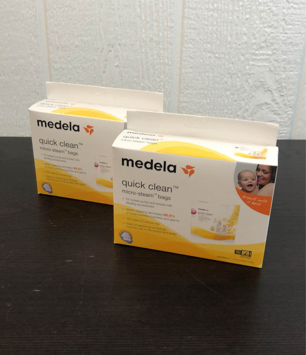 Shop Medela Quick Clean Micro Steam Bags, Box of 5, 2Pk at GoodBuy Gear