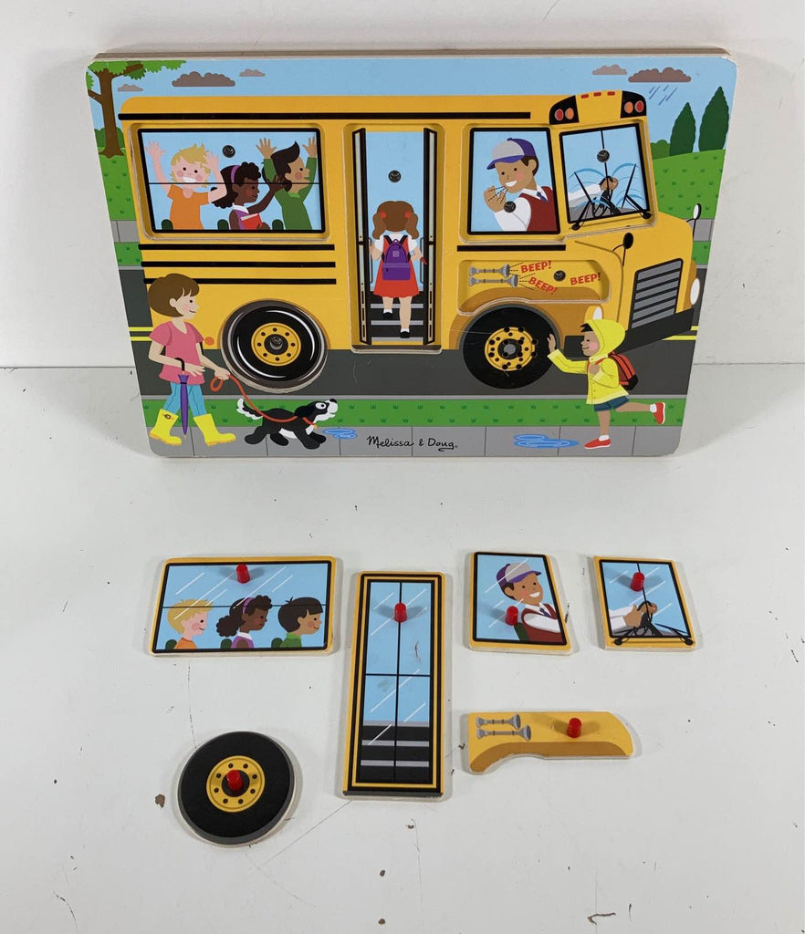 Melissa & Doug Sound Puzzle, Wheels on the Bus