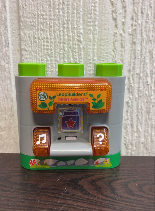 secondhand Leap Frog Leap Builders Blocks, Safari