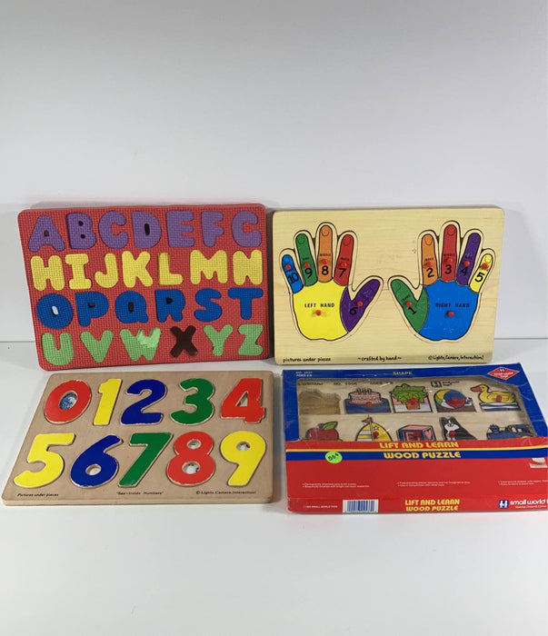 used BUNDLE Toddler-Preschool Puzzles