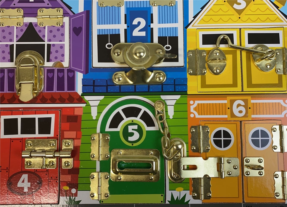 secondhand Melissa & Doug Latches Board