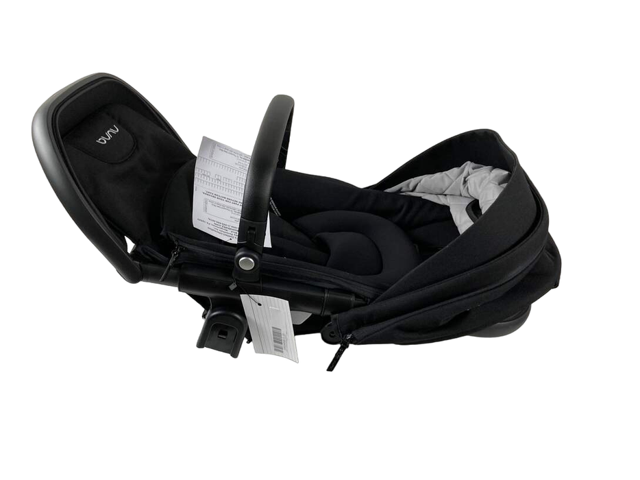 Shop Nuna Demi Grow Sibling Seat, 2019, Caviar at GoodBuy Gear