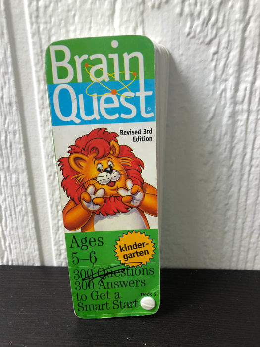 used Brain Quest Q&A Cards, Ages 5-6