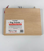 secondhand Melissa & Doug Lacing Peg Puzzle