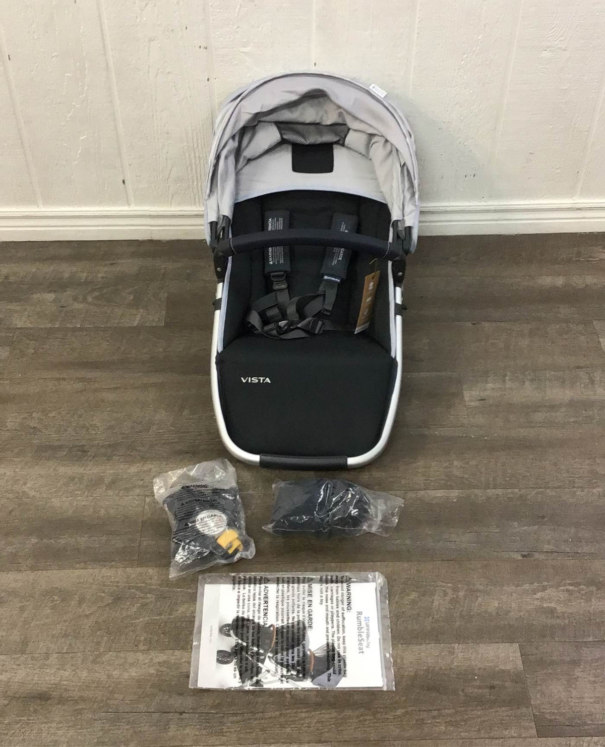william chambray oxford uppababy UPPAbaby VISTA RumbleSeat, 2015+, 2019, William (Chambray Oxford)