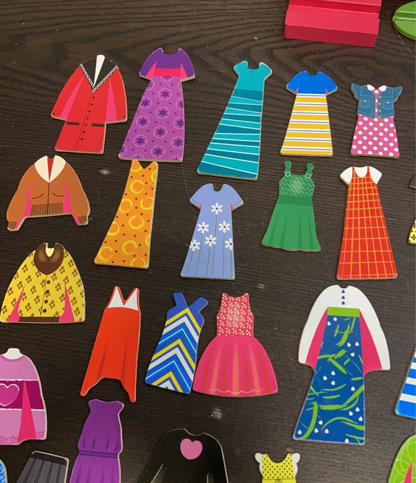 used Horizon Group USA Wooden Dress-Up Dolls