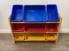 used Toy Organizer With Bins