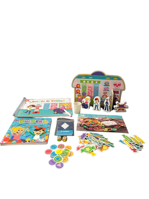 secondhand Hola Amigo Dulceria Candy Shop And Shapes Learning Kit