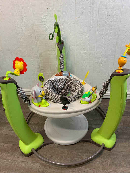 secondhand Evenflo ExerSaucer Jump And Learn Activity Center, Jungle Quest