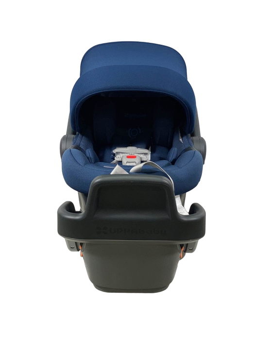 secondhand UPPAbaby MESA MAX Infant Car Seat and Base, DualTech Noa Navy, 2023