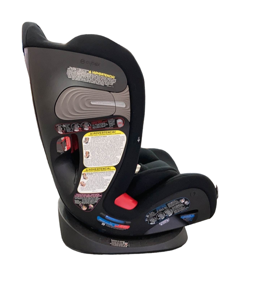 secondhand Cybex Eternis S All-In-One Car Seat with SensorSafe, 2022, Lavastone Black