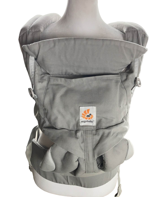 secondhand Ergobaby 360 All Positions Cotton Baby Carrier, Pearl Grey