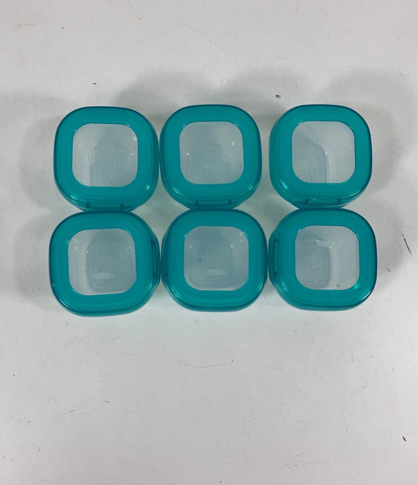 Shop OXO Tot Baby Blocks Plastic Freezer Storage Containers, Teal, 2 oz at GoodBuy Gear