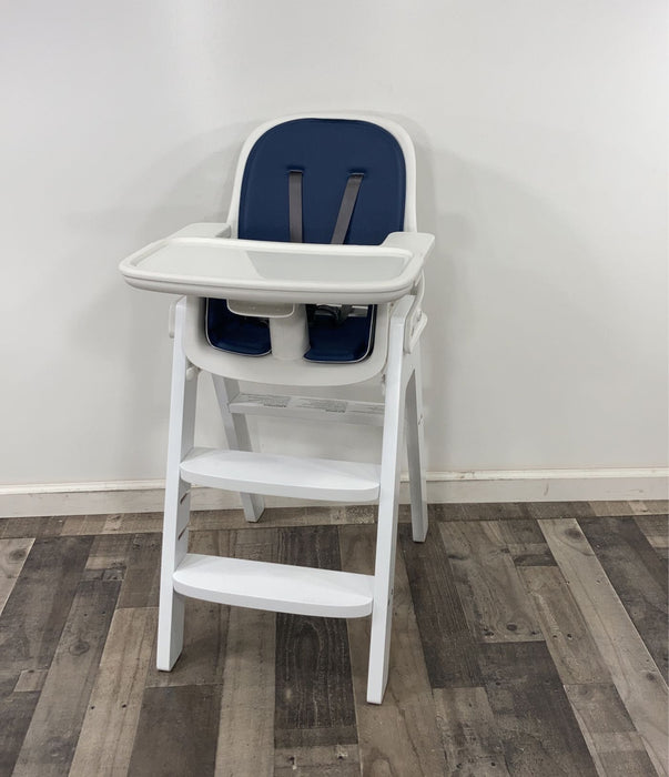 used OXO Tot Sprout High Chair, Navy/White