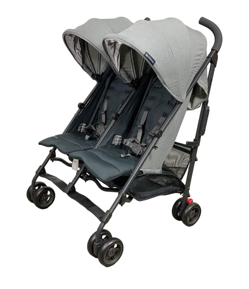 used UPPAbaby G-Link V2 Double Stroller, 2022, Greyson (Charcoal Melange)