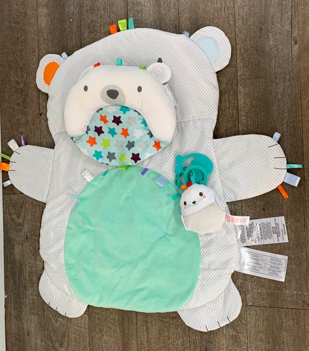 used Bright Starts Tummy Time Prop & Play Mat, Bear