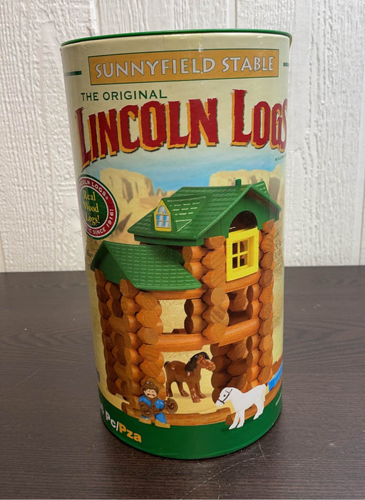 used k’nex Lincoln Log Logs Sunnyfield Horse Stable