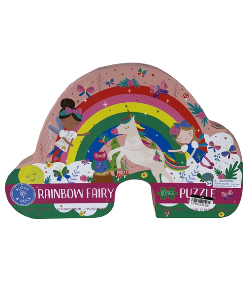 used Floss And Rock Rainbow Fairy Jigsaw Puzzle 80 Pieces