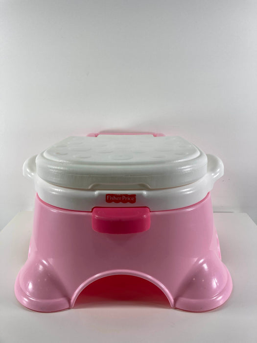 used Fisher Price Pink Princess Stepstool Potty