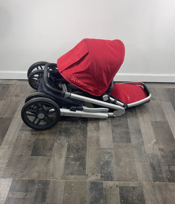 secondhand UPPAbaby VISTA Stroller, Denny (Red Melange), 2018