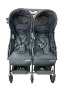 secondhand Mompush Lithe Double Stroller, 2021, Black