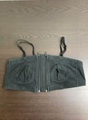 used Simple Wishes Hands Free Pumping Bra, XS-L With 1" Center Panel, Black