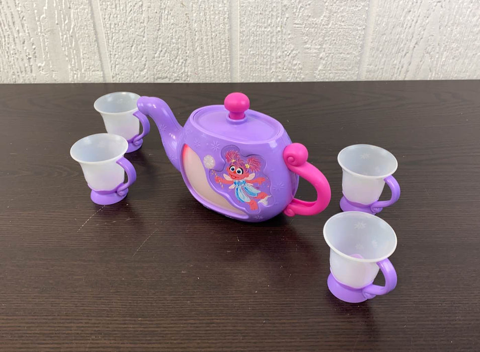 secondhand Sesame Street Abby Cadabby Tea Set