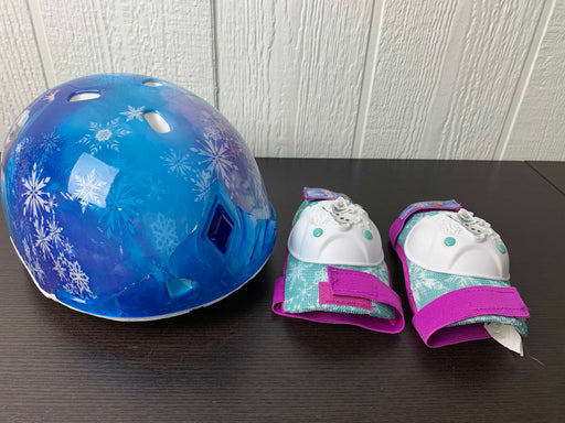 used Disney Toddler Bike Helmet, Child(50-54cm), With Knee Pads