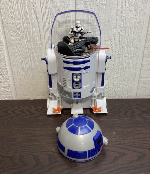 used BUNDLE Star Wars Figures, And R2D2 container