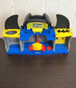 secondhand Fisher Price Little People DC Super Friends Batcave Playset