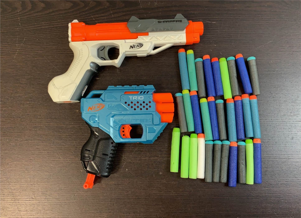 used BUNDLE Nerf Blasters