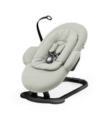 used Stokke Steps Bouncer, Soft Sage Black Chassis