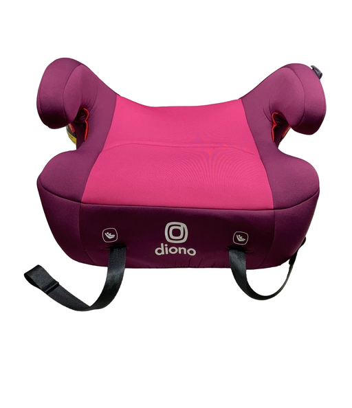 secondhand Diono Solana 2 Backless Booster Seat, 2022, Pink, With LATCH