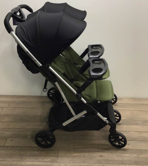 secondhand Joovy Kooper X2 Double Stroller, Olive, 2021