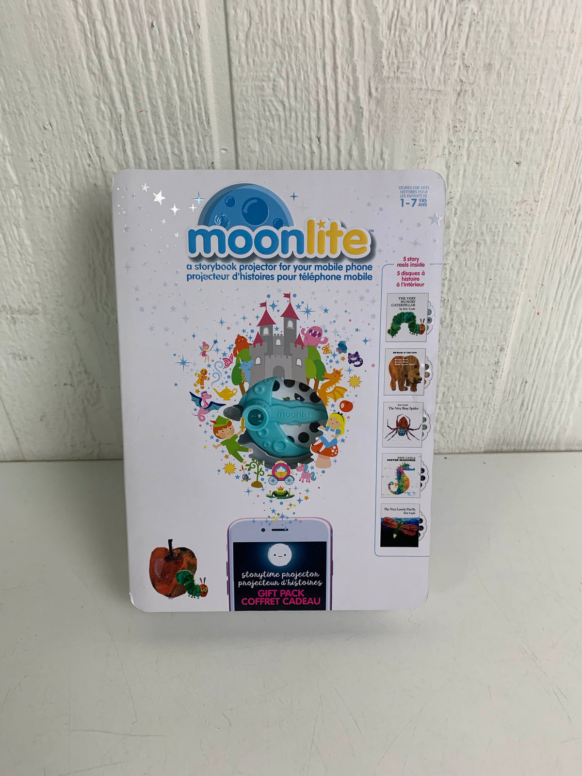 Moonlite Projector Moonlite Storybook Projector for Smartphones with Stories, Eric Carle ...