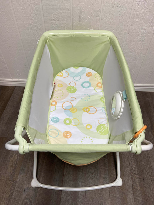 secondhand Fisher Price Rock With Me Bassinet