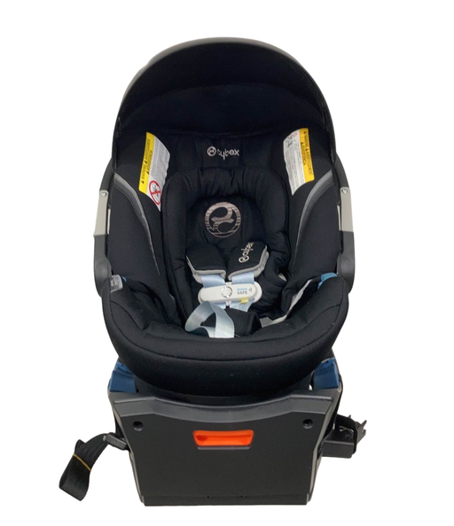 used Cybex Aton 2 Infant Car Seat, Lavastone Black, 2022