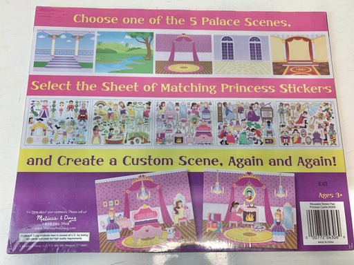 secondhand Melissa & Doug Reusable Sticker Pad, Princess Castle