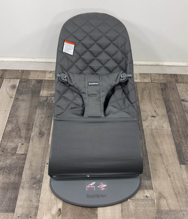 secondhand BabyBjorn Bouncer Bliss, Anthracite, Cotton