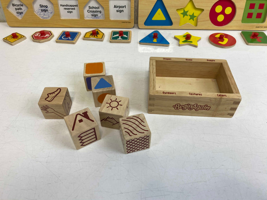 used BUNDLE Wooden Puzzles