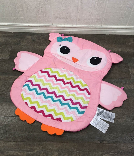 used Bright Starts Tummy Time Prop & Play Mat, Owl