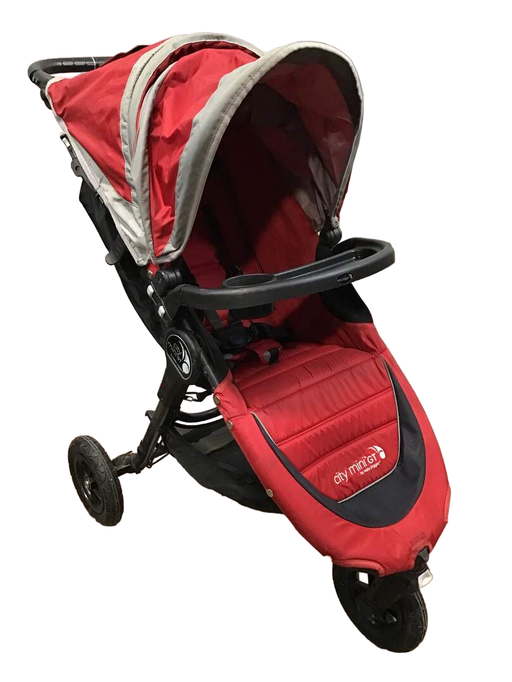 used Baby Jogger City Mini GT Single Stroller, 2017, Crimson