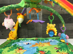 secondhand Fisher Price Rainforest Melodies and Lights Deluxe Gym