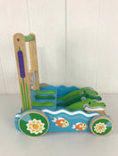 secondhand Melissa & Doug Deluxe Chomp and Clack Alligator Wooden Push Toy And Activity Walker