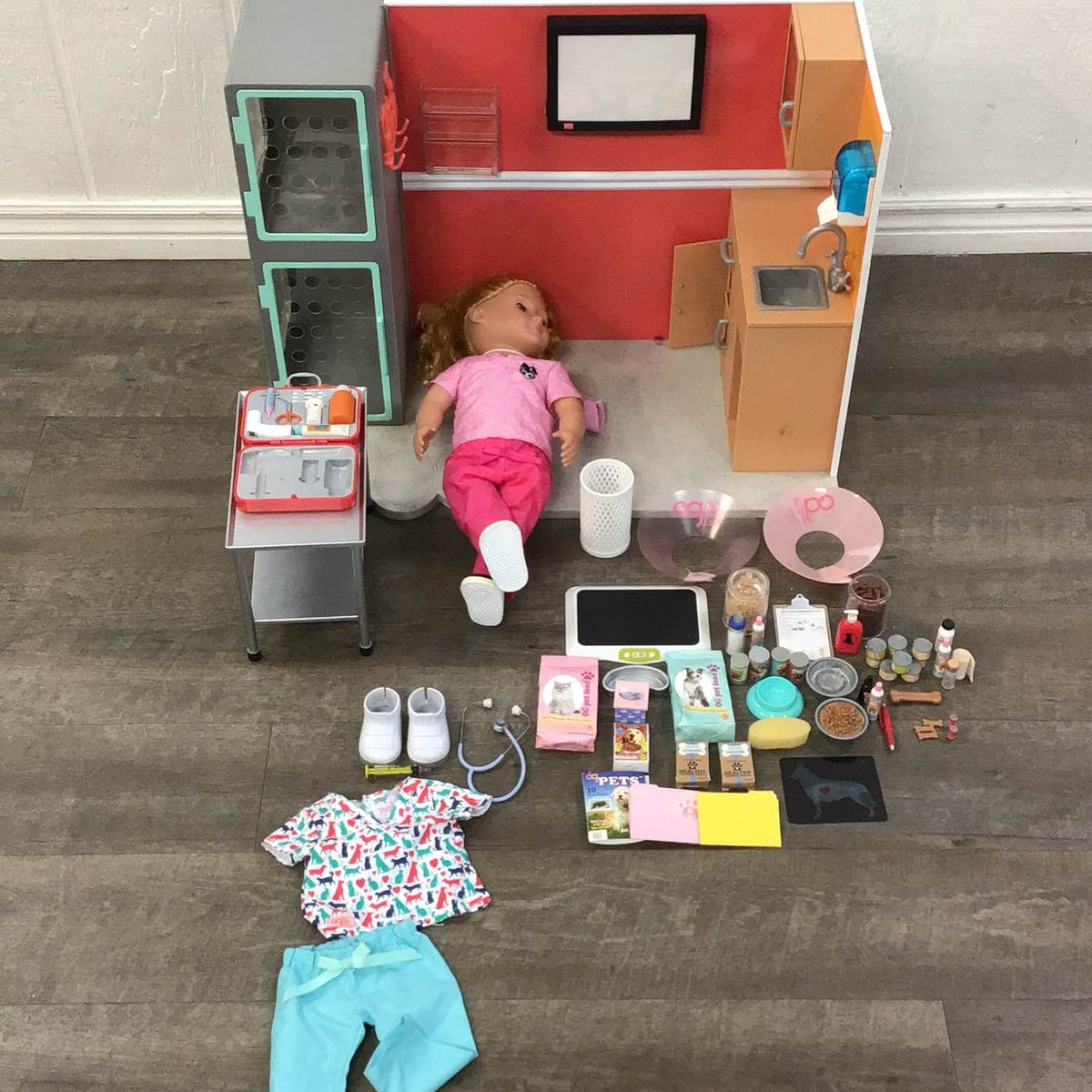 Our Generation Healthy Paws Vet Clinic Playset, with Doll