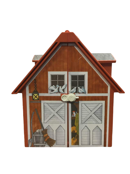 secondhand Playmobil Take Along Barn Farm Set