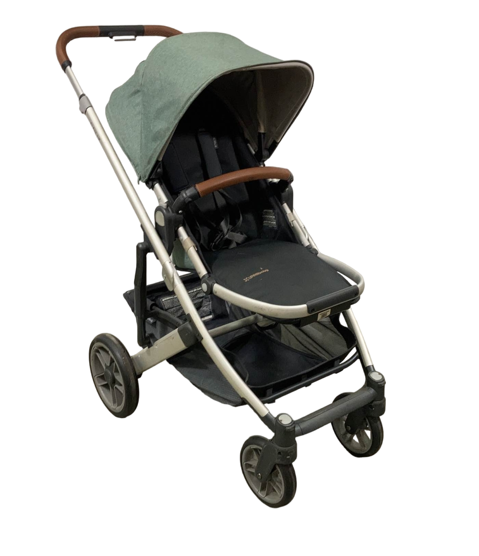 Green Melange Uppababy Cruz Emmett Green Uppababy Double Stroller