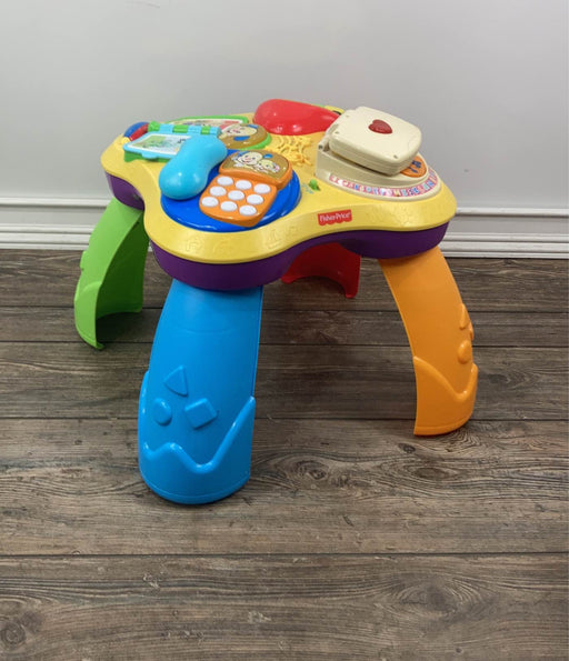 used Fisher Price Laugh & Learn Learning Table, Puppy & Friends