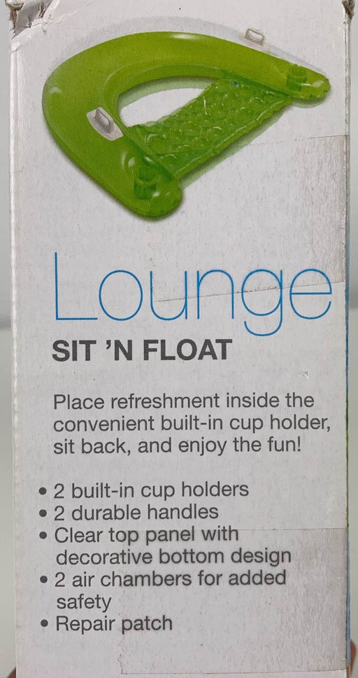 secondhand Intex Sit N Float Inflatable Lounge